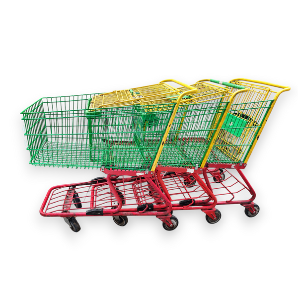 Carrito de supermercado autoservicio usado
