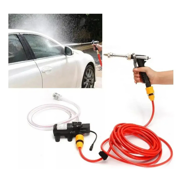 Kit Lavado De Autos Portátil De 12V Limpiador Alta presión