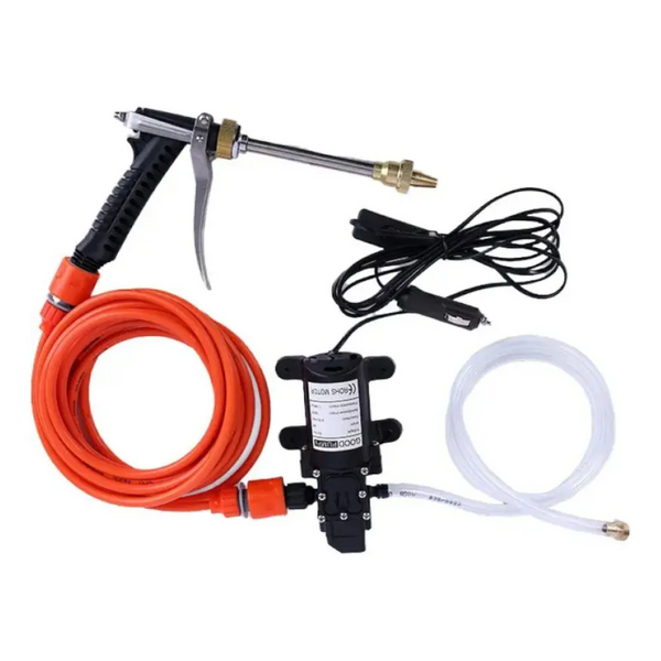 Kit Lavado De Autos Portátil De 12V Limpiador Alta presión