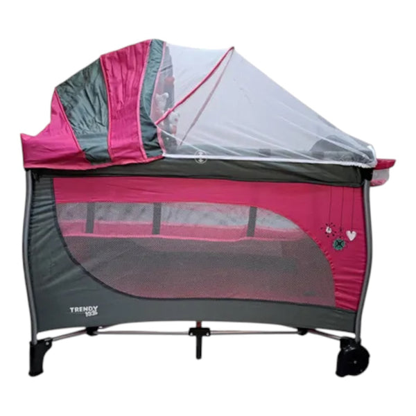 Cuna Corral para bebe trendy kids K500 rosa