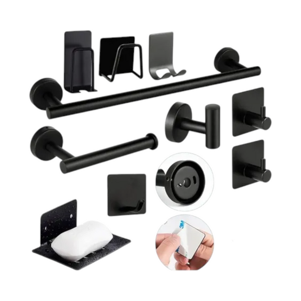 Juego de accesorios de baño toalleros 304 inoxidable 10pcs