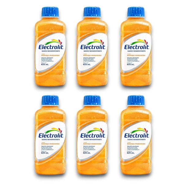 Electrolito sabor naranja-madarina 6 botellas 1000ml