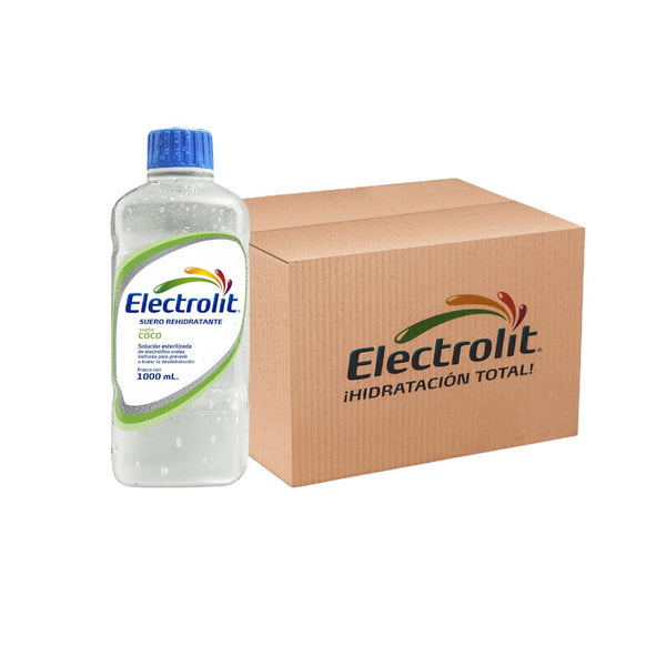 Electrolito sabor coco 6 botellas 1000ml