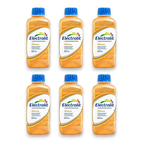 Pack2 caja Electrolito manzana 24 botellas 625 ML