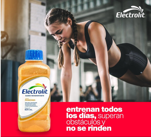 Pack2 caja Electrolito manzana 24 botellas 625 ML