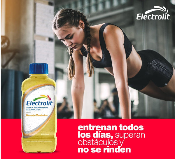 Pack2 caja Electrolito naranja mandarina 24 botellas 625 ML
