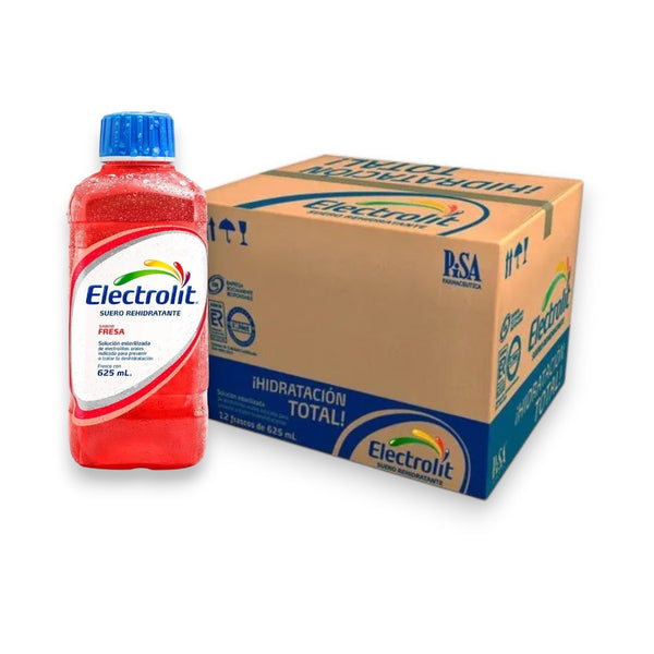 Pack2 caja Electrolito fresa 24 botellas 625 ML