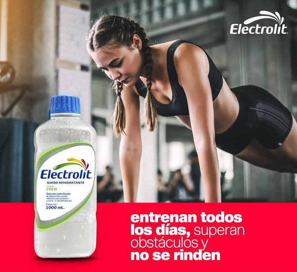Electrolito sabor coco 6 botellas 1000ml