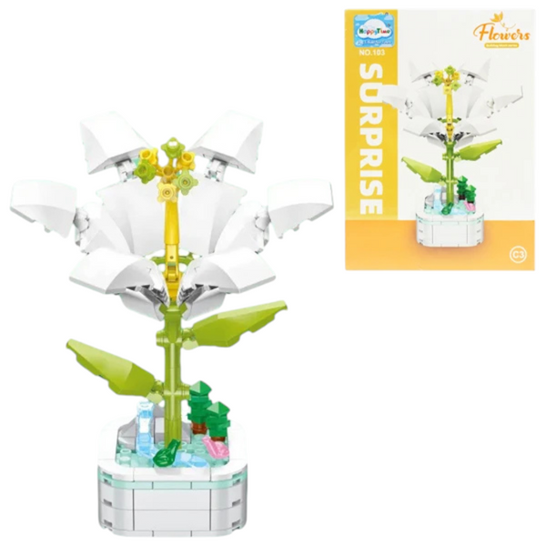 Bloques De Construcción decoración Flor Zuanma flowers