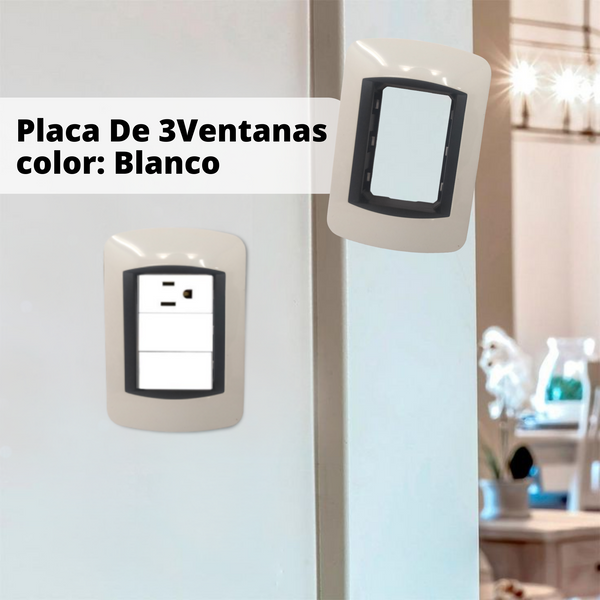 Placa De 3 Ventanas Bv 203 12 Pzs