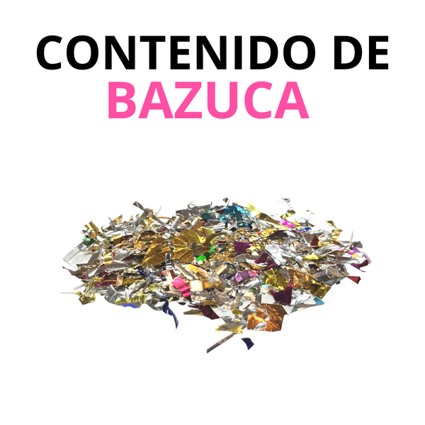 Bazuca lanzador Confeti Cañon party popper 30cm pack 5
