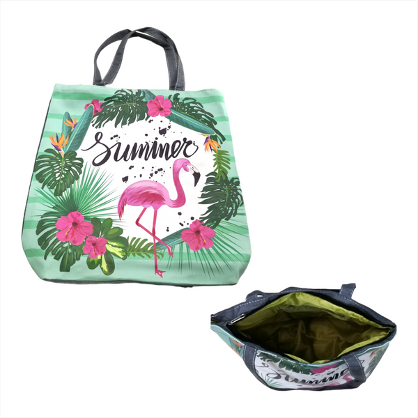 Bolsa De Playa Viaje Ecológica De Tela Estampado Animales