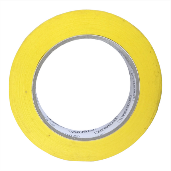 Cinta enmascarado adhesiva protección autos 18mmX 50m 5 Piezas