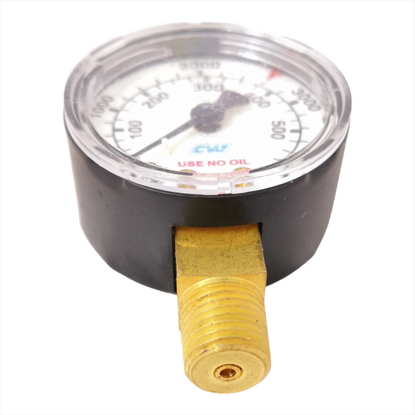 Manómetro tanque soldadura 4000 kPa 550 psi