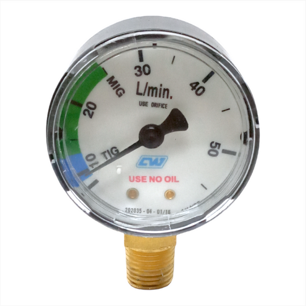 Manometro para oxígeno 50 l/min soldar mig tig