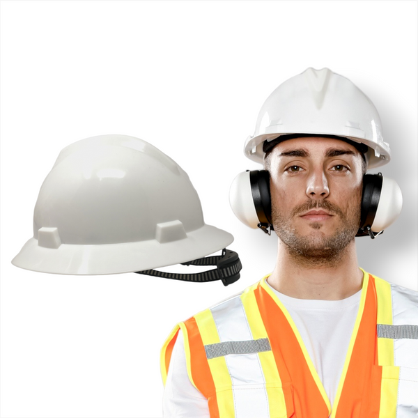 Casco Seguridad Construcción Ultra Resistente Blanco