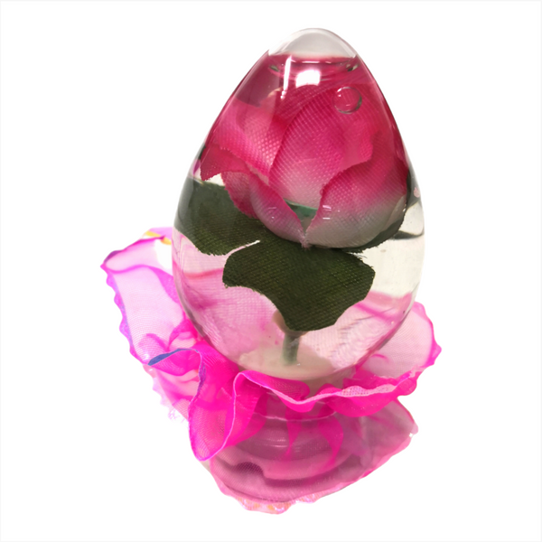 Rosas Encapsuladas en Agua Luz Led Pack 12pz San Valentin