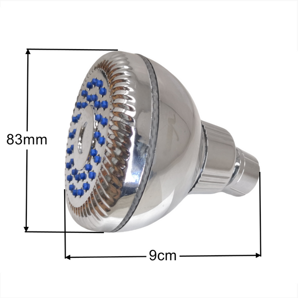 10 Regadera Cebolleta Antisarro Cromada Premium Monaco Venzo