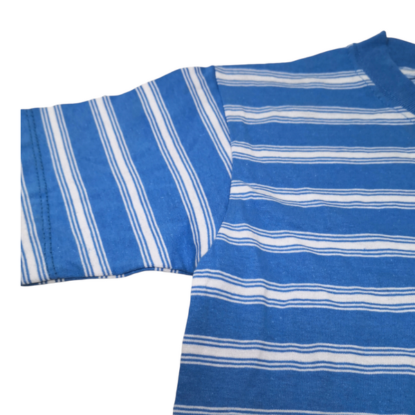 Playeras Rayadas Niño Jovenes Cuello Rendondo Manga Corta