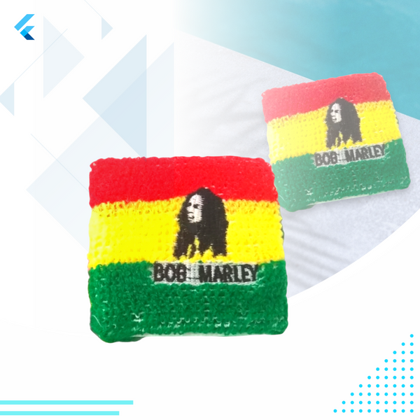 Muñequera Wristband Deportiva Mexico 7cms Spandex 2 Piezas