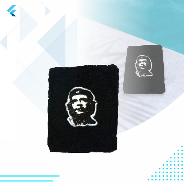 Muñequera Wristband Deportiva Mexico 7cms Spandex 2 Piezas