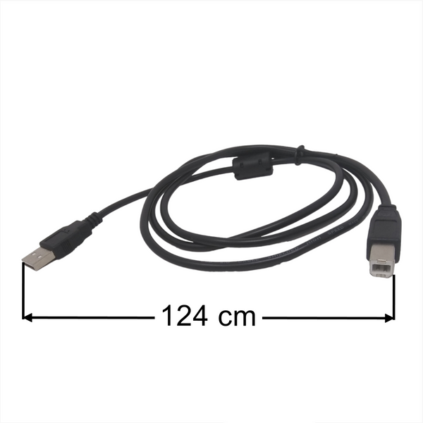 Cable Impresora Usb 2 Extension 1.24m Usb A Cuadrado