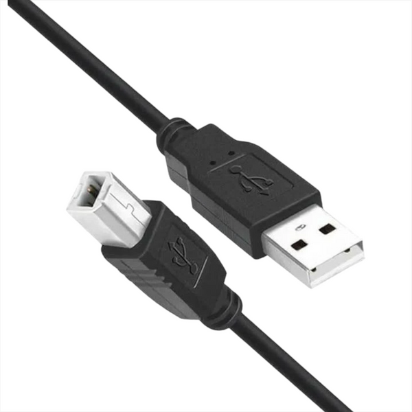 Cable Impresora Usb 2 Extension 1.24m Usb A Cuadrado