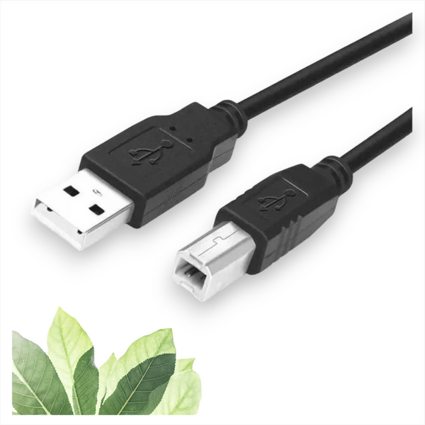 Cable Impresora Usb 2 Extension 1.24m Usb A Cuadrado