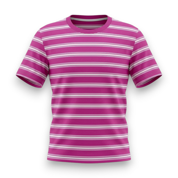 Playeras Rayadas Niño Jovenes Cuello Rendondo Manga Corta