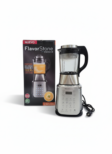 Licuadora Flavor Stone Diamond 1200w 15 Funciones 2L Plateada