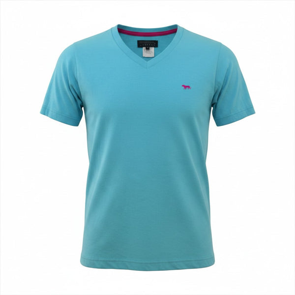 Playeras caballero cuello variado manga corta.