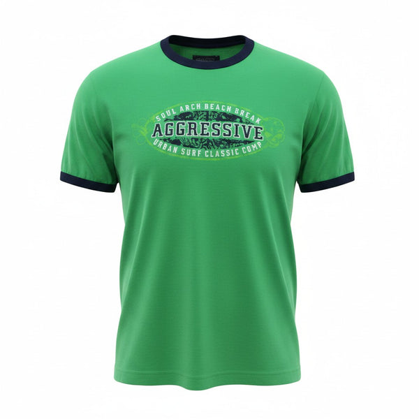 Playeras caballero cuello variado manga corta.