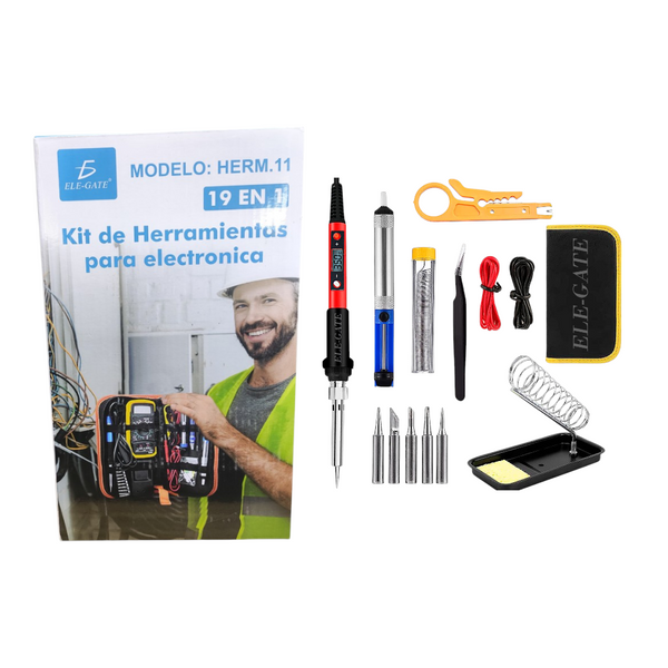 Kit de Soldadura de Temperatura Ajustable LCD