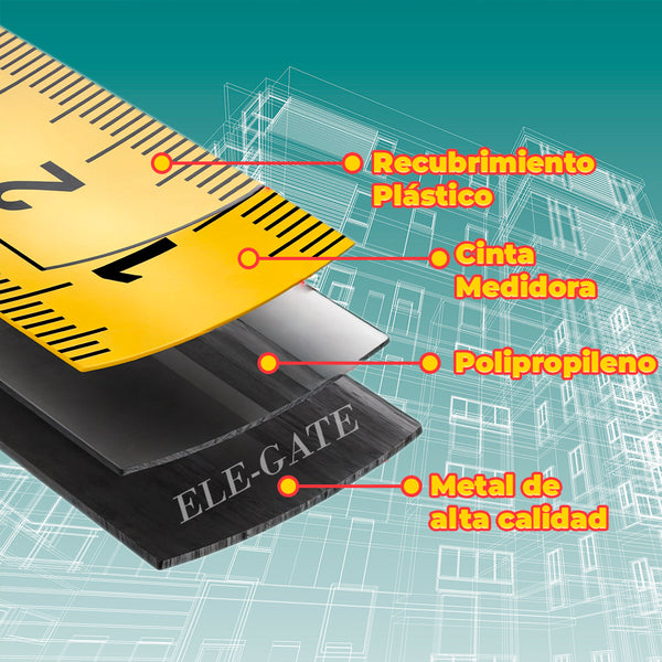 Cinta Métrica Magnética 5M con Escala