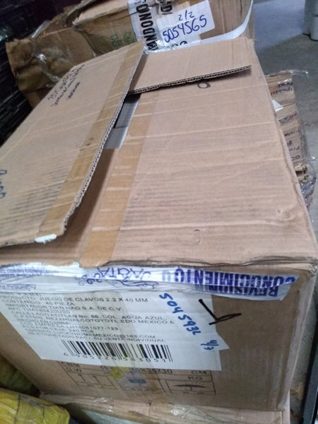 25 blíster Clavos Galvanizados Bomao Hardware 1 1/2" 2.2x40mm 60g.