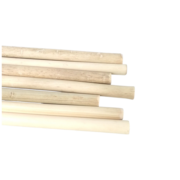 50 pzs Bambu tipo reutilizable Popote Natural Barra 20cm