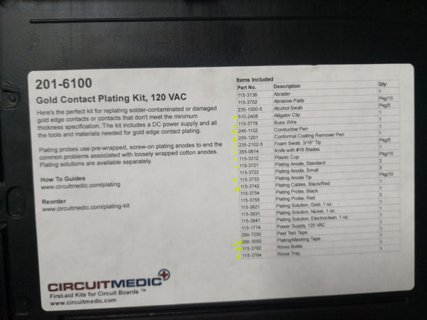 Estuche Reparacion tableta electronica PCBs CIRCUIT MEDIC