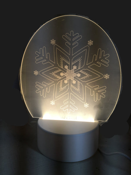 Lampara de Noche Navideña led 3D Decorativa Hogar