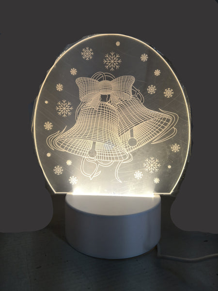 Lampara de Noche Navideña led 3D Decorativa Hogar