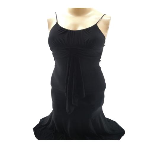 Vestido Fiesta Casual Negro Para Mujer Cafe Corto