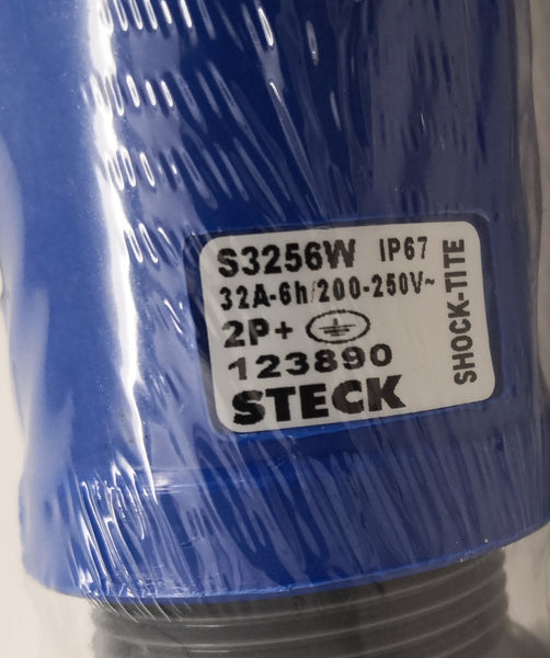 Conector acoplamiento STECK 2 Polos+T 200/250V IP67