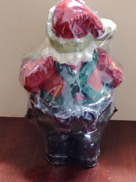 Vela navideña forma de Santa Claus