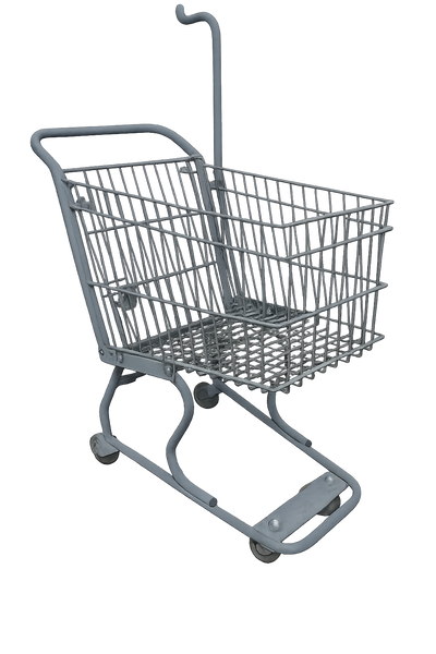 Minicarrito de supermercado metálico tipo autoservicio