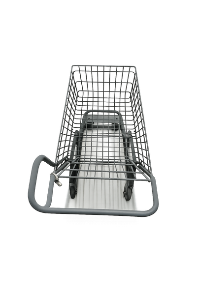 Minicarrito de supermercado metálico tipo autoservicio