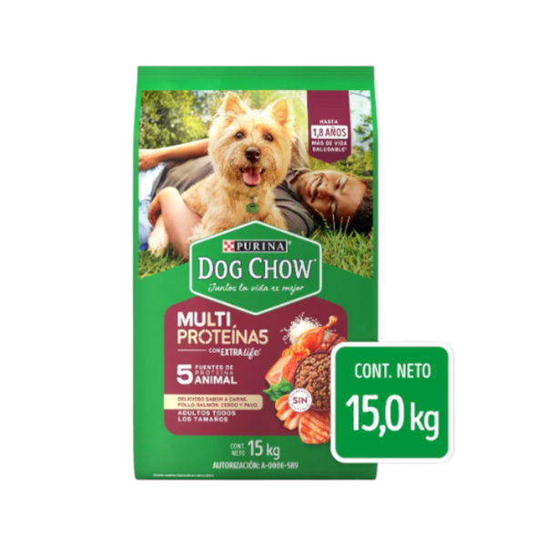 Dog Chow Alimento Para Perro Multi Proteína 15kg