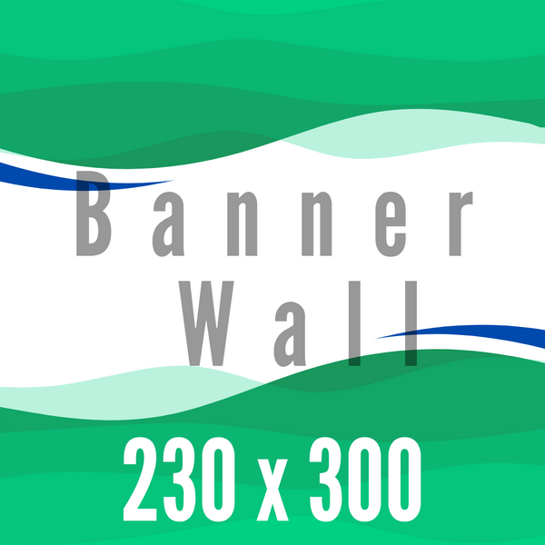 Muro Publicitario 2.30x3m elaboramos tú diseño impreso