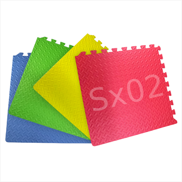 pack 2 Sets Tapete Piso Eva Foamy Armable 60X60 Cm