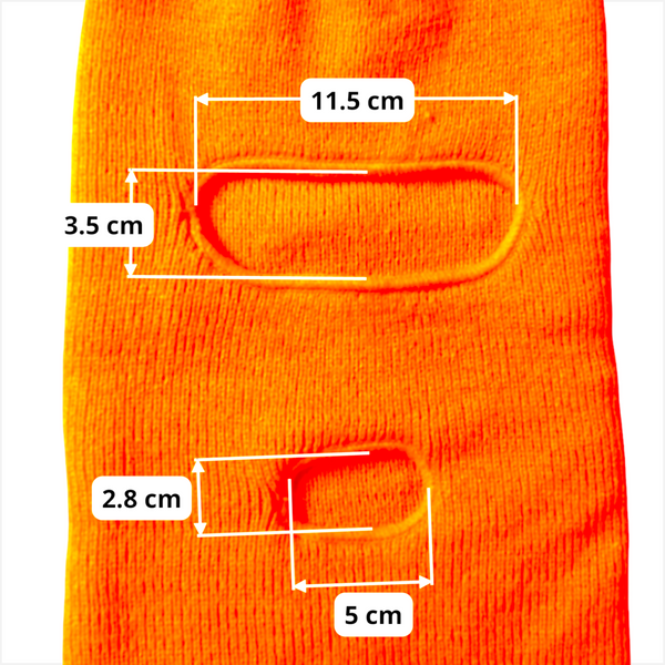 Pack 5 Pasamontañas y gorro Térmico Color Naranja