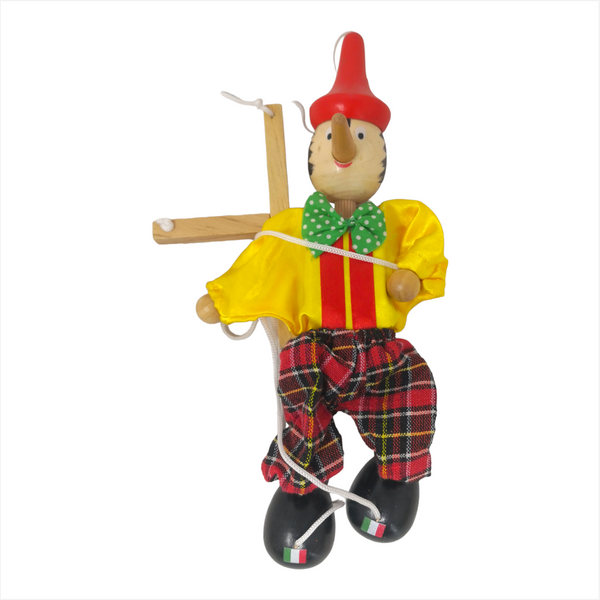 Marioneta títere didáctica juguete hilos infantil artesanal