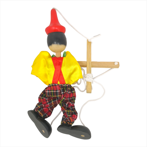 Marioneta títere didáctica juguete hilos infantil artesanal